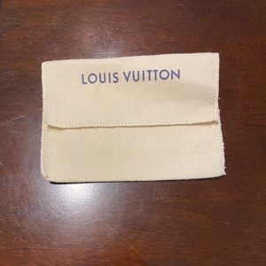 LOUIS VUITTON CLOTH JEWELRY BAG
